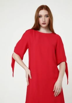 Madam-T GZHELA - Robe De Jour - Scharlachrot -Madam-T Soldes 2022 3a2159c97fa246d79150ffedfe31e571