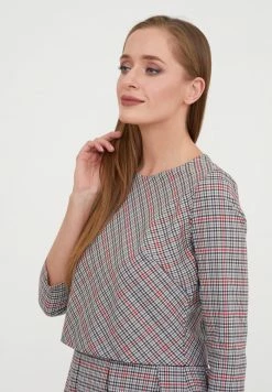 Madam-T OTRA - Robe De Jour - Grüner Zig/rot -Madam-T Soldes 2022 3a3a3f3304c94dac9bd6d8b5ed75875f