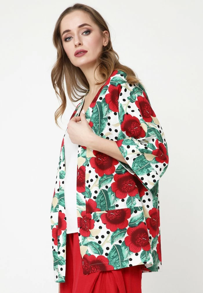 Madam-T EIDA - Blazer - Weiß, Rot 4 Madam-T EIDA - Blazer - Weiß, Rot – Image 4