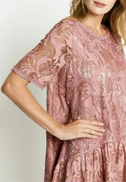 Madam-T Robe De Jour - Rosa -Madam-T Soldes 2022 3b2598e3fe2b43ee887d5525bc261682