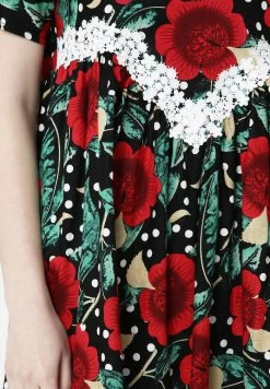 Madam-T Robe De Jour - Schwarz Rot -Madam-T Soldes 2022 3bb43e04999d402b841ed4c1f8a1644e