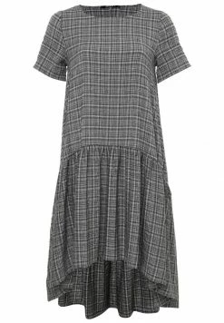 Madam-T Robe De Jour - Grau, Schwarz -Madam-T Soldes 2022 3be6b5fb7a37441a85e0e5aa64474fa7