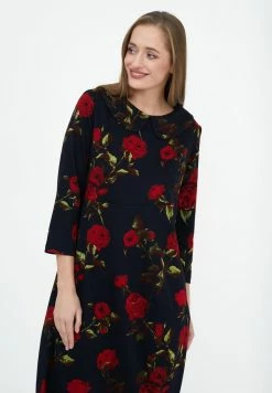 Madam-T IVONI - Robe De Jour - Blau/rot -Madam-T Soldes 2022 3c057f576a0943c98c71050497929075