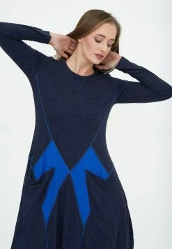 Madam-T GIZELINA - Robe En Jersey - Indigo/ Blau -Madam-T Soldes 2022 3c0da4bd0c7d4965bdac8feccbdc4152