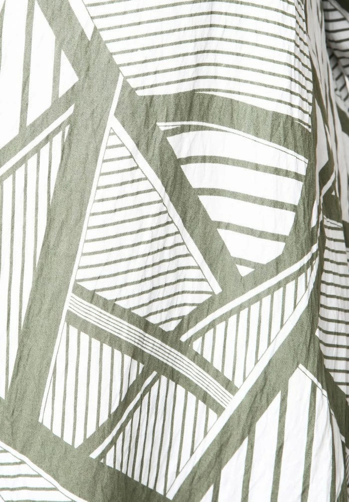 Madam-T ADELINARA - Robe Longue - Khaki Weiß 7 Madam-T ADELINARA - Robe Longue - Khaki Weiß – Image 7