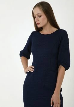 Madam-T KLEID AGARATA - Robe Fourreau - Blau -Madam-T Soldes 2022 3c94d3d1db534446bc04d2ce89fdb8fe