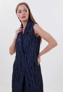 Madam-T ESPERANSA - Robe Chemise - Bla Askk/blau -Madam-T Soldes 2022 3c97aeb53d22449fa5947c4bb6768d3c