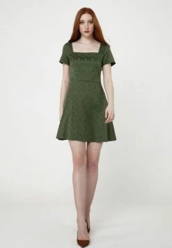 Madam-T Agava - Robe De Jour - Grün -Madam-T Soldes 2022 3d380cae2ea24b1c91e58f42cf833075