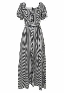 Madam-T FULOARIDA - Robe De Jour - Schwarz, Weiß -Madam-T Soldes 2022 3d858f9e240e4980a7f58f21bd5bd753