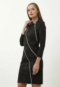 Madam-T MODERN - Robe Fourreau - Grau Weinrot -Madam-T Soldes 2022 3dab09feeb2f4da78c79a5ba942140a6