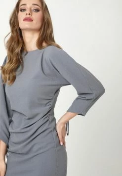 Madam-T Robe Fourreau - Lichtgrau -Madam-T Soldes 2022 3dfd149706554dc98e218c4e5a61637c