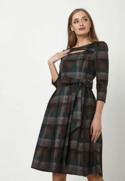 Madam-T JERSEYKLEID AGADA - Robe En Jersey - Grün, Braun -Madam-T Soldes 2022 3e6137a93d25413e944d415edf5842af