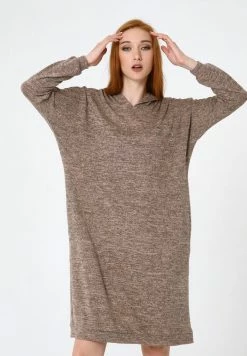 Madam-T APRILIA - Robe En Jersey - Dunkelbeige -Madam-T Soldes 2022 3e7e72202f2a41e69ba89700879dbb37