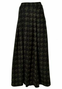 Madam-T GIZA - Pantalon Classique - Black/ Khaki -Madam-T Soldes 2022 3ebe24c8bf5f429898d2d2c9b9b4629d