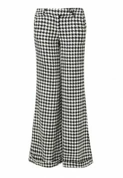 Madam-T Pantalon Classique - Weiß Schwarz -Madam-T Soldes 2022 3f03e248887347baad8b7e7ea9b829e8