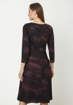 Madam-T KITSA - Robe En Jersey - Lila Schwarz -Madam-T Soldes 2022 3f208c1a29ab42f39bb99d89f5c14f2b