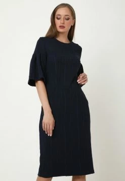 Madam-T Alltags Dega - Robe Fourreau - Blau