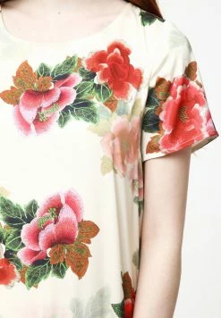 Madam-T Robe De Jour - Beige, Rot -Madam-T Soldes 2022 3f305293bb08488087b5da6b8909e9e5