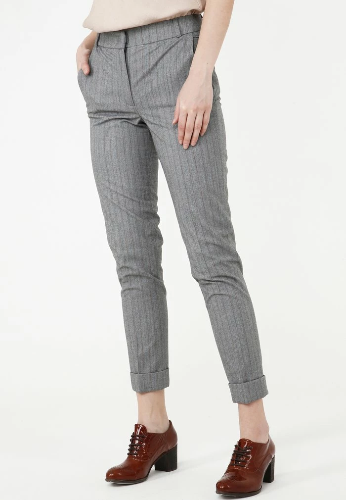 Madam-T MARIO - Chino - Grau 1 Madam-T MARIO - Chino - Grau