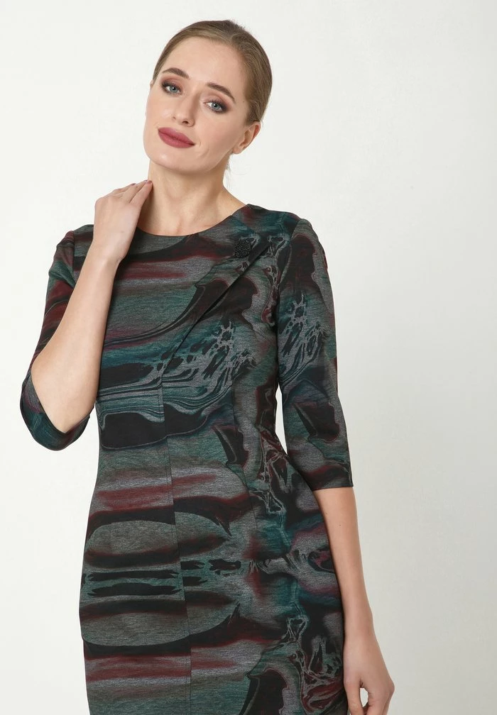 Madam-T JERSEYKLEID - Robe En Jersey - Grau Aqua 5 Madam-T JERSEYKLEID - Robe En Jersey - Grau Aqua – Image 5