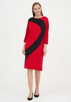 Madam-T SADET - Robe Fourreau - Rot Blah