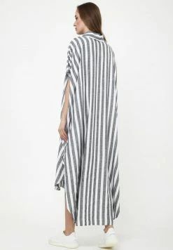 Madam-T KORNA - Robe Longue - Schwarz/weiß -Madam-T Soldes 2022 409c0509102646b5bcbce812e1463454