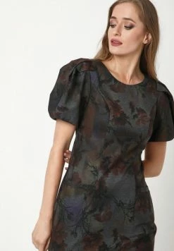 Madam-T ANGELICA - Robe En Jersey - Grau/braun -Madam-T Soldes 2022 40a02483b6a54d6d8c3e04907c9c065a