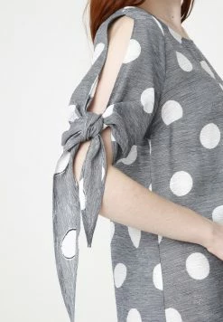 Madam-T Robe De Jour - Blau, Weiß -Madam-T Soldes 2022 40c0c54aa8fc4d54af069864ea16a533