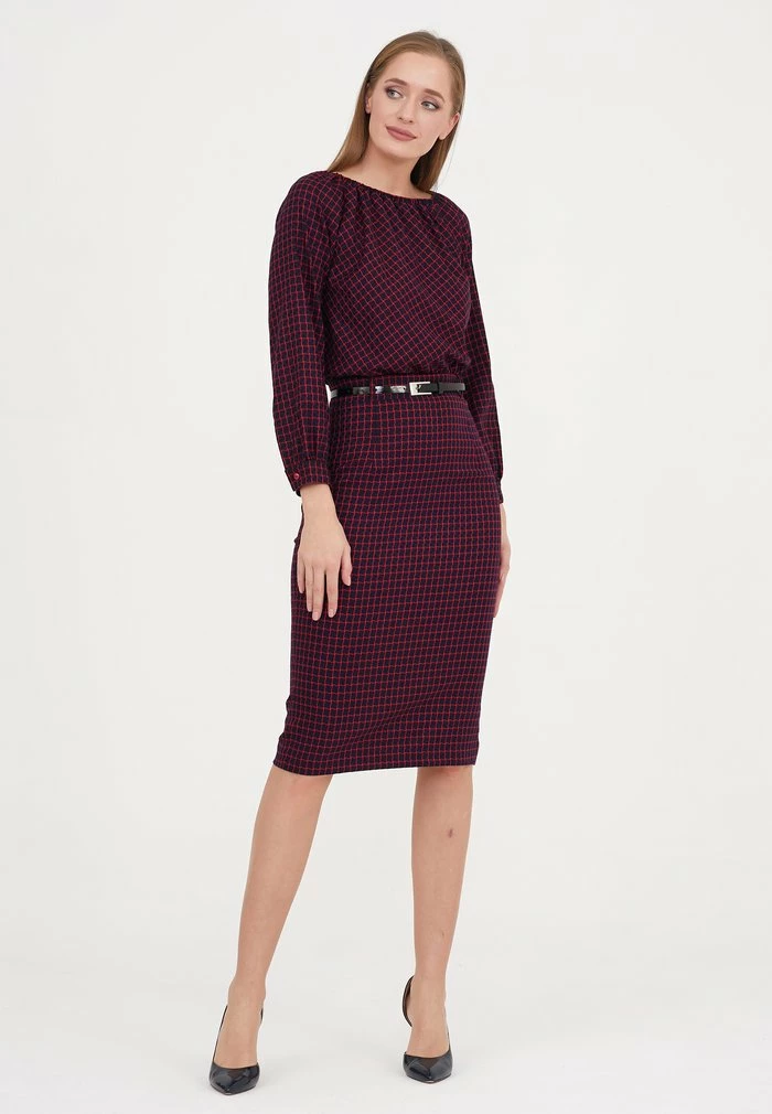 Madam-T KALIPSA - Robe Fourreau - Blau/rot 5 Madam-T KALIPSA - Robe Fourreau - Blau/rot – Image 5