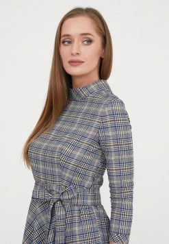 Madam-T SAMBRA - Robe De Jour - Grüner Kumpel/indigo -Madam-T Soldes 2022 4280391a2be14cb4844437135f015bfa