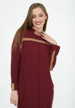 Madam-T TEHASA - Robe De Jour - Immigrant Rot -Madam-T Soldes 2022 43186b8734114497a557bf1f46afcfdb