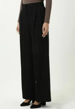 Madam-T KRUZA - Pantalon Classique - Schwarz -Madam-T Soldes 2022 431990b67c904a19a69443bb33f5ba33