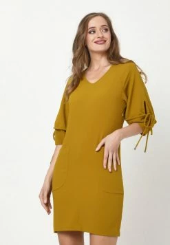 Madam-T ANHELITA - Robe De Jour - Senf