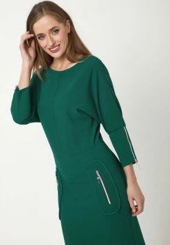 Madam-T FAUSTINA - Robe Pull - Smaragdgrün -Madam-T Soldes 2022 4379449ae67a4aeaac958980d4ed8951