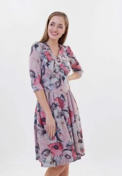 Madam-T DAISY - Robe De Jour - Hellgrün/ Rosa -Madam-T Soldes 2022 43ab20e76eab4d6989736c37c2f12da7