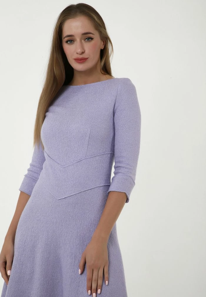 Madam-T YANNA - Robe En Jersey - Lila 4 Madam-T YANNA - Robe En Jersey - Lila – Image 4