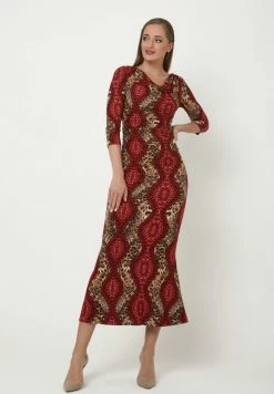 Madam-T ARAGURIA - Robe Longue - Pflaume