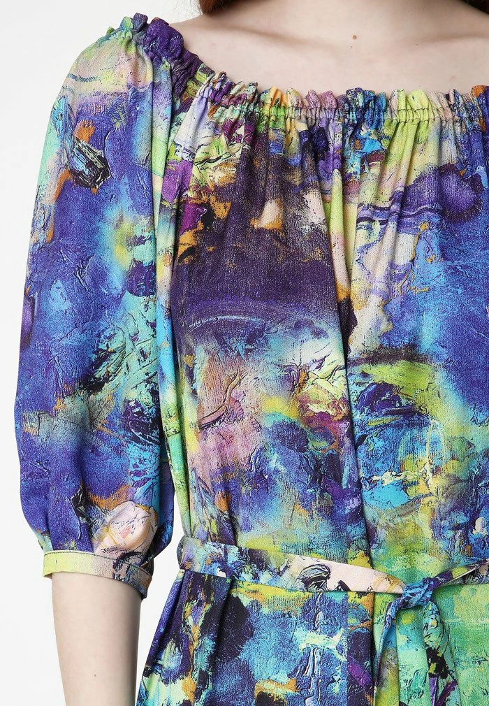 Madam-T GREENELLA - Robe De Jour - Multi Coloured 6 Madam-T GREENELLA - Robe De Jour - Multi Coloured – Image 6