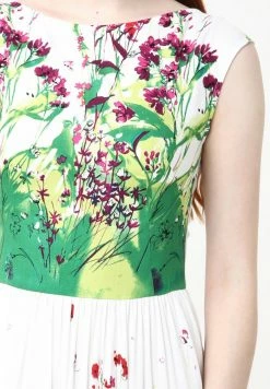 Madam-T Robe De Jour - Weiß Hellgrün -Madam-T Soldes 2022 449da941344141b5a35198996243c8c5