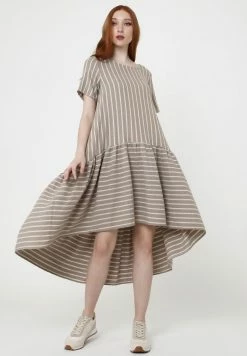 Madam-T EVA - Robe De Jour - Hellbraun