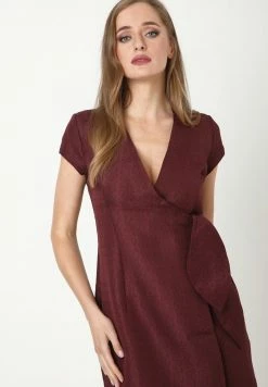 Madam-T ALLTAGSKLEID KLIMANA - Robe De Jour - Dunkel-weinrot -Madam-T Soldes 2022 44ec00d0c63149f8a4633b3a07910e9e