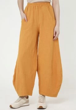 Madam-T ANNELISA - Pantalon Classique - Gelb