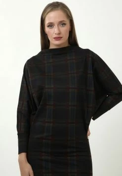 Madam-T GERA - Robe Fourreau - Blau, Rot -Madam-T Soldes 2022 452f7a82e5e14e1998323052dd5043b5