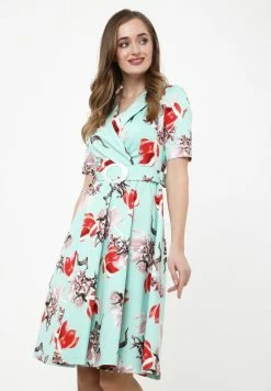 Madam-T NENSI - Robe De Jour - Ro/ Hellgrün 11 Madam-T NENSI - Robe De Jour - Ro/ Hellgrün -Madam-T Soldes 2022 4546098f53c44e338a864cef63568172