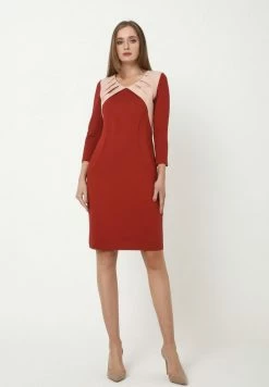 Madam-T AMRITA - Robe Fourreau - Red 10 Madam-T AMRITA - Robe Fourreau - Red -Madam-T Soldes 2022 45481c004dd64a7884ddb35f51bf0608