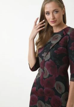 Madam-T KAPITONA - Robe De Jour - Blue/ Fuchsia -Madam-T Soldes 2022 4587cfe2212d465792daa8ce501d5bc2