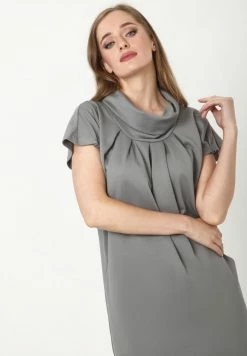 Madam-T PRIMAVERA - Robe Fourreau - Grau -Madam-T Soldes 2022 468b55268c0140fe97dd3c4df2555ebc