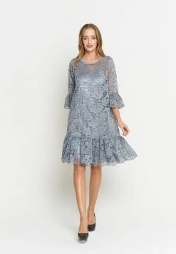 Madam-T NATELLA - Robe De Jour - Grau