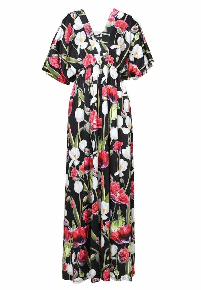 Madam-T LESTRA - Robe De Jour - Schwarz/ Khaki 8 Madam-T LESTRA - Robe De Jour - Schwarz/ Khaki – Image 8