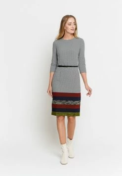 Madam-T TROPICANA - Robe Fourreau - Grau, Rot -Madam-T Soldes 2022 474593399d4a490ab25fb20744c1c6c7